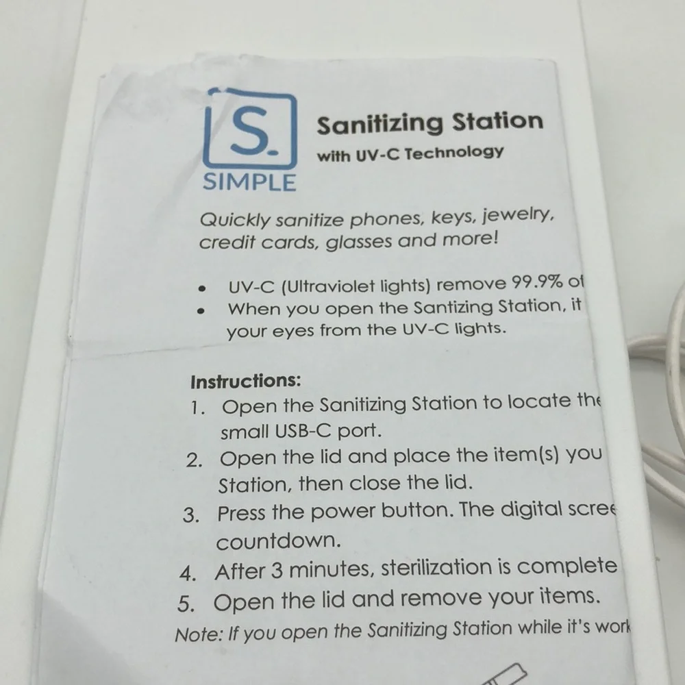 SIMPLE Sanitizing station. - Picture 10 of 14